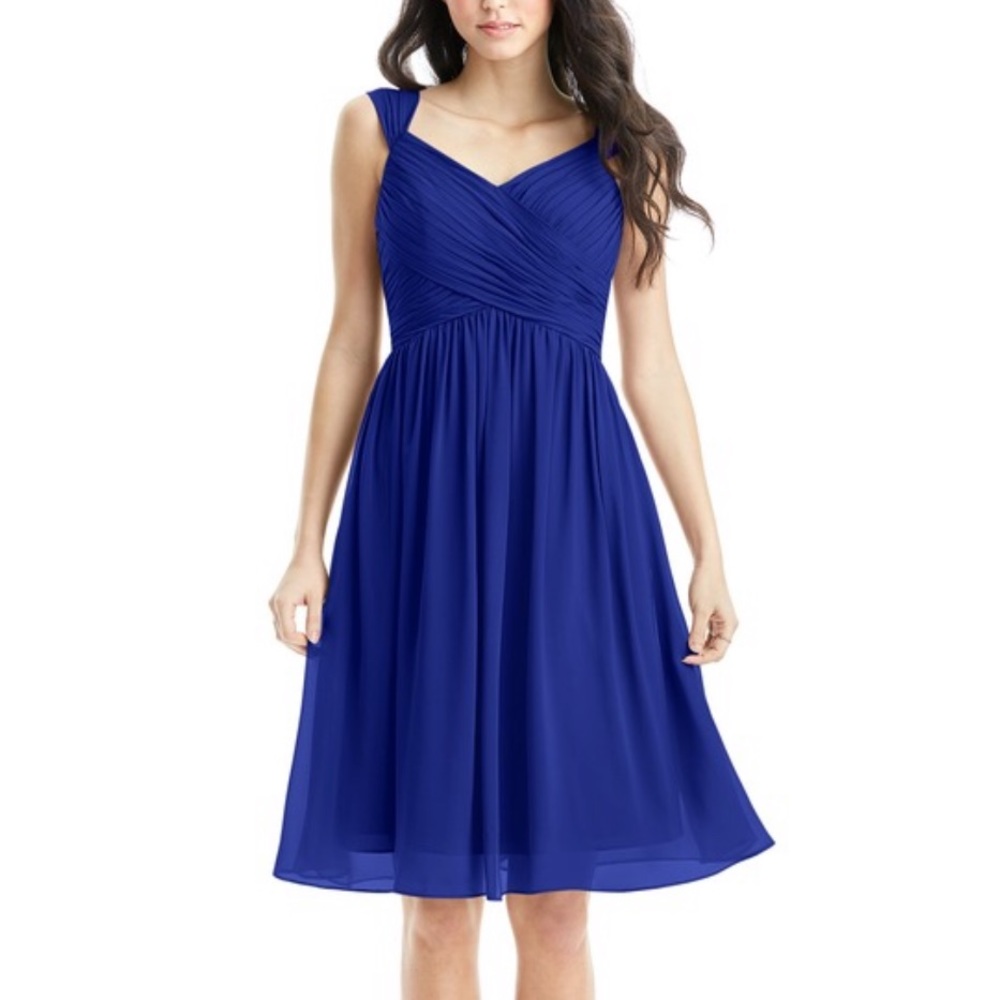 Azazie Angie dress in Royal Blue